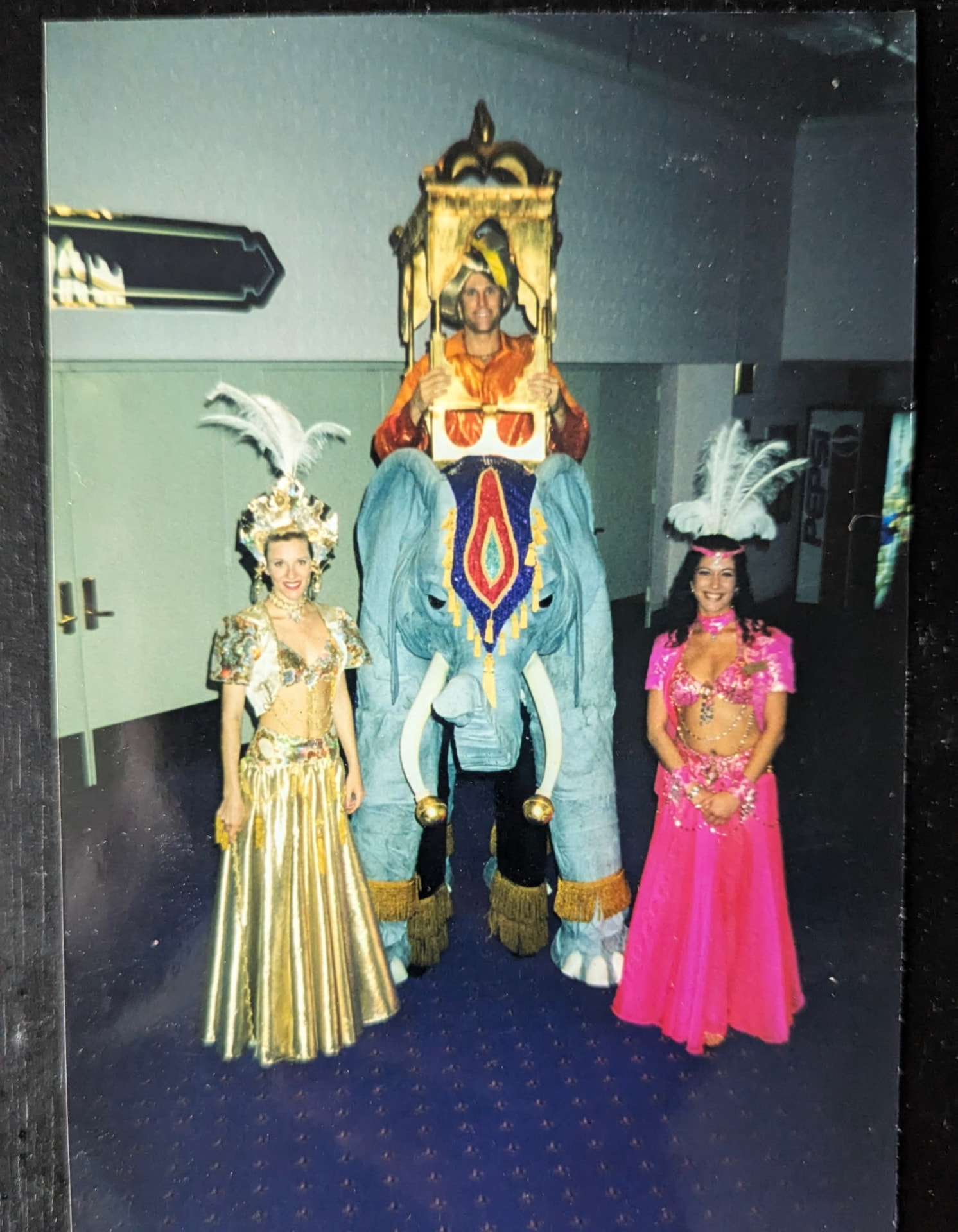 Nicole Franco greeting guests early in her career